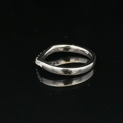 Platinum diamond ring size J (sh24872l)