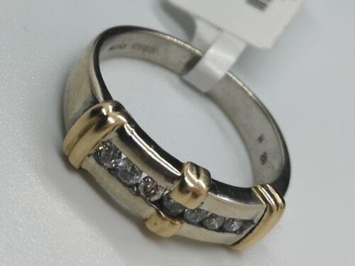 9ct white gold diamond ring