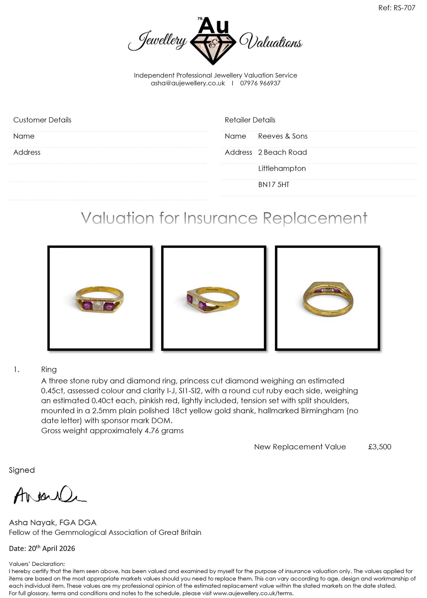 18ct yellow gold ruby and diamond ring Sh26387b