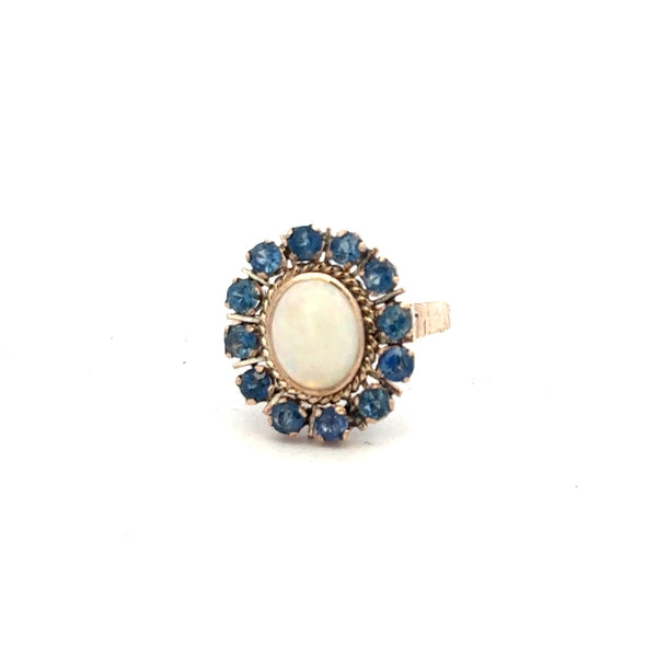 14ct yellow gold ring size M (sh25291b)