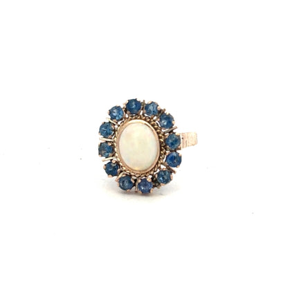 14ct yellow gold ring size M (sh25291b)