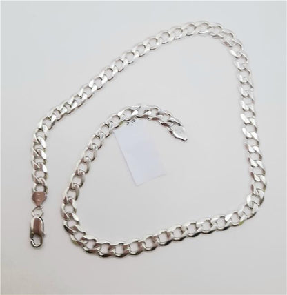 925 silver curb chain 19 inch 50.5g sh25340b