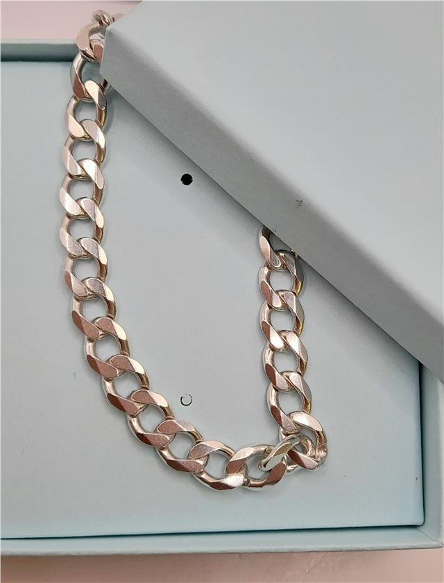925 silver curb chain 19 inch 50.5g sh25340b
