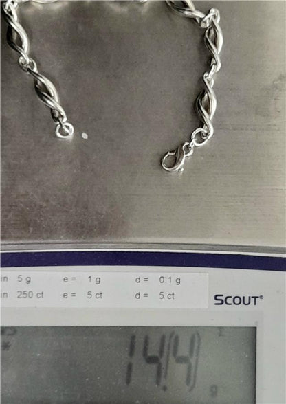 Silver bracelet 19cm 14.4g sh26111b