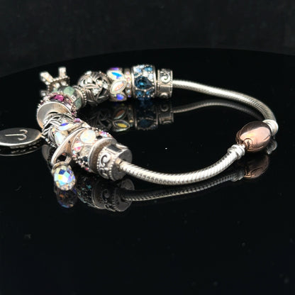 925 silver Chamilia charm bracelet sh25621b