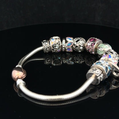 925 silver Chamilia charm bracelet sh25621b