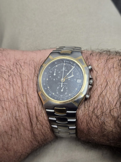 omega seamaster polaris chronograph Boxedand Card (Sh25167l)