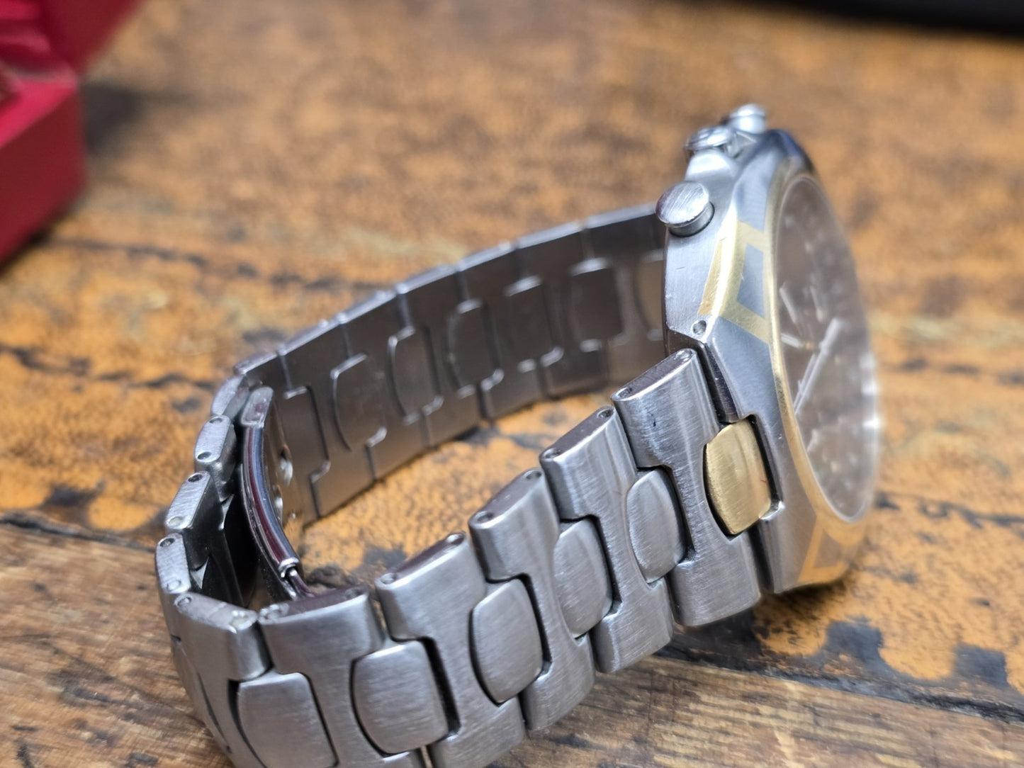 omega seamaster polaris chronograph Boxedand Card (Sh25167l)