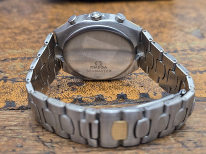 omega seamaster polaris chronograph Boxedand Card (Sh25167l)