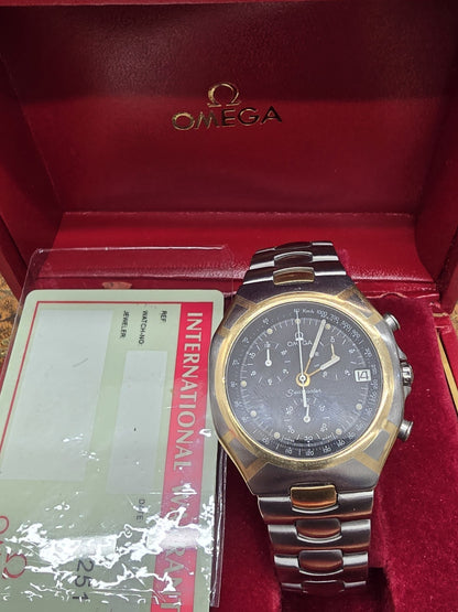 omega seamaster polaris chronograph Boxedand Card (Sh25167l)
