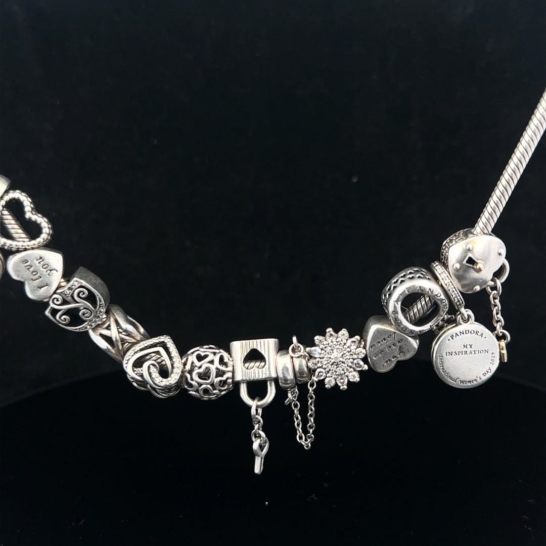 Pandora charm necklace 20 inches bb1954b