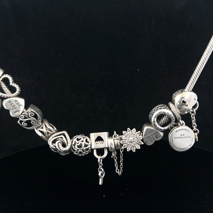 Pandora charm necklace 20 inches bb1954b