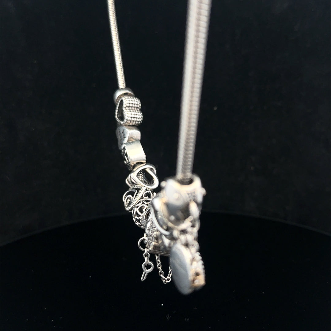 Pandora charm necklace 20 inches bb1954b