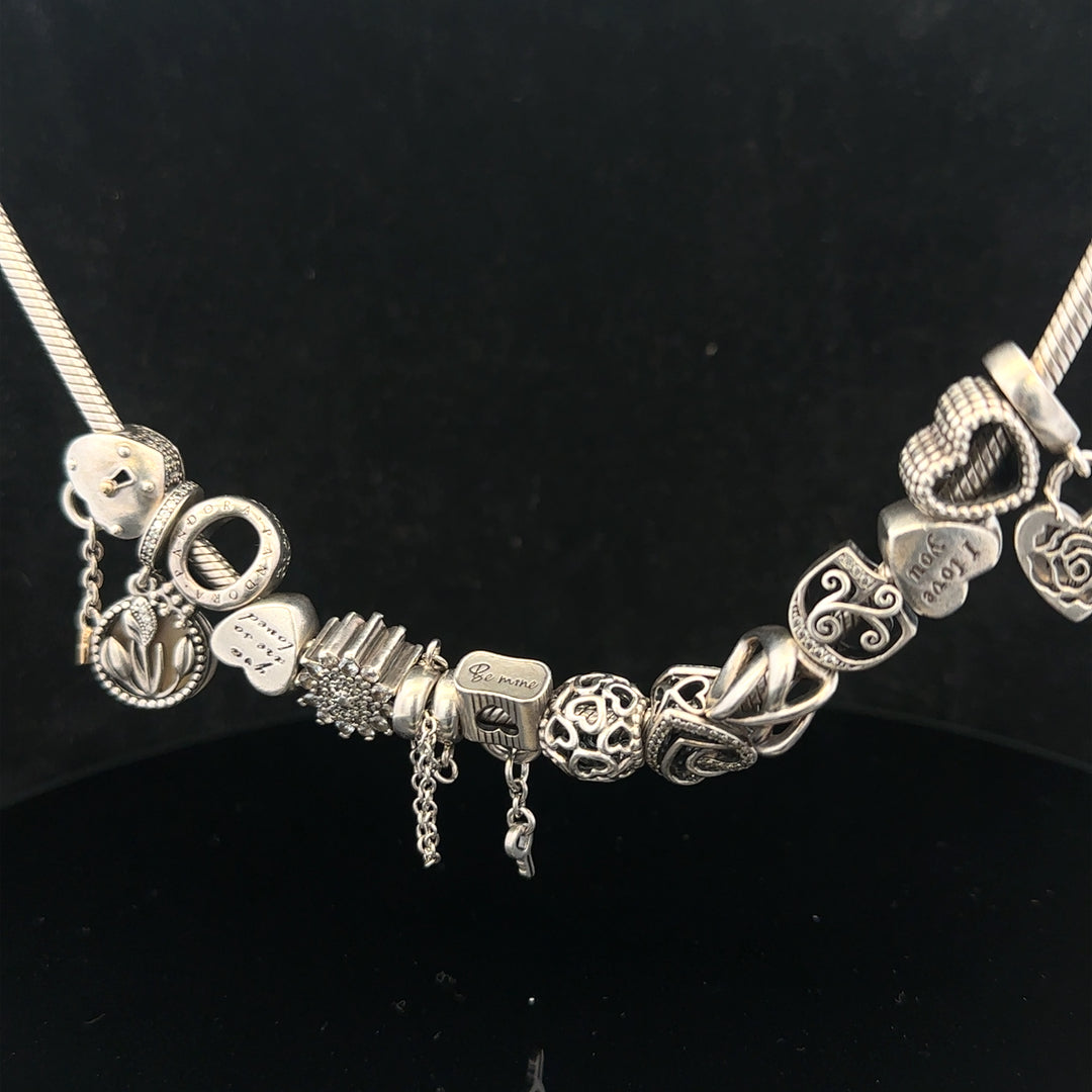Pandora charm necklace 20 inches bb1954b