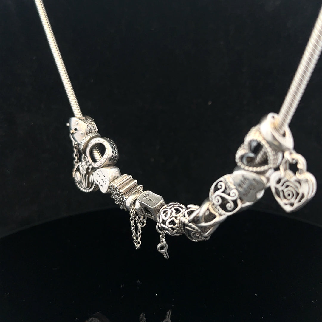 Pandora charm necklace 20 inches bb1954b