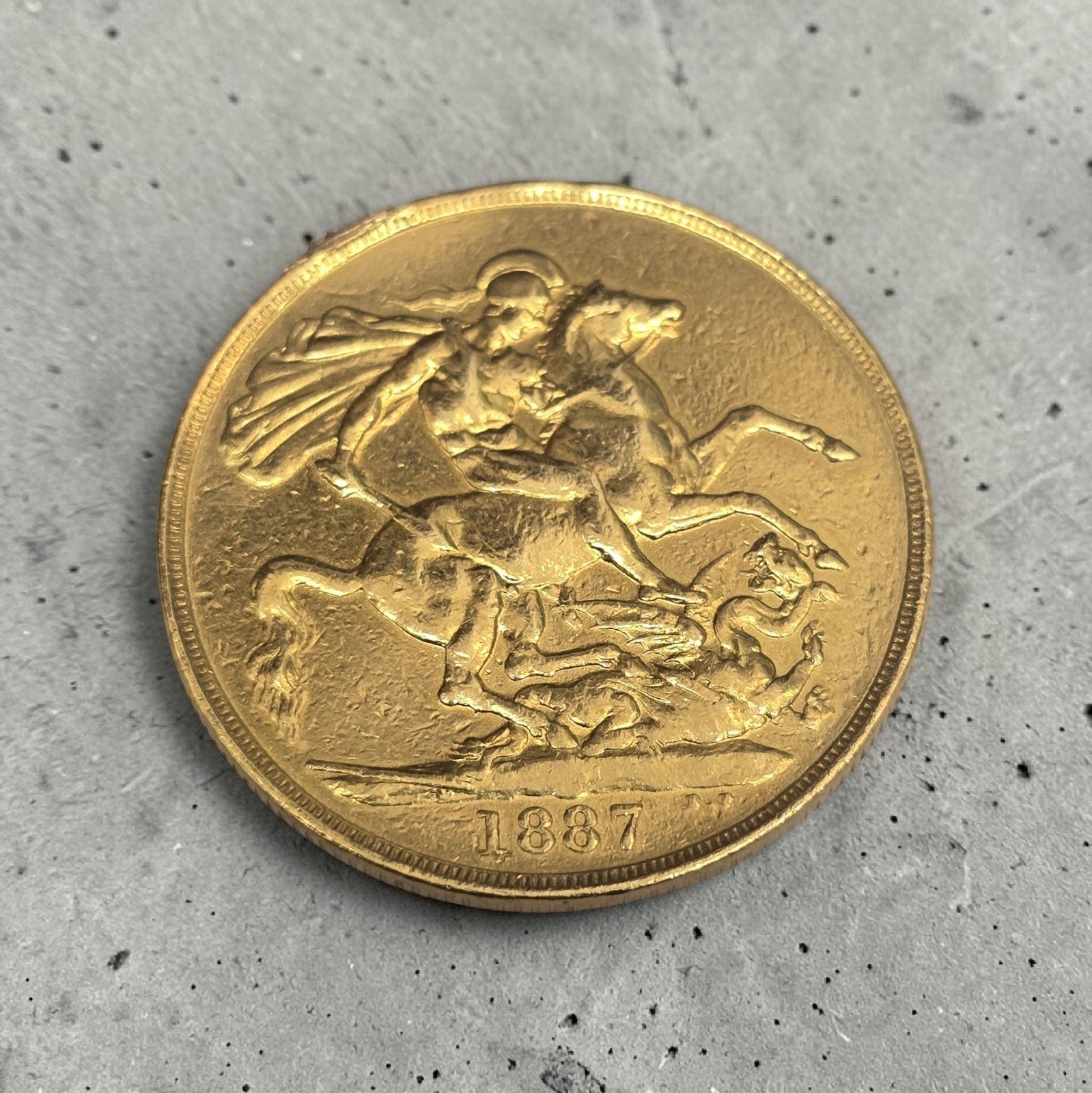 1887 Double Soveriegn Coin (Sh25142l)