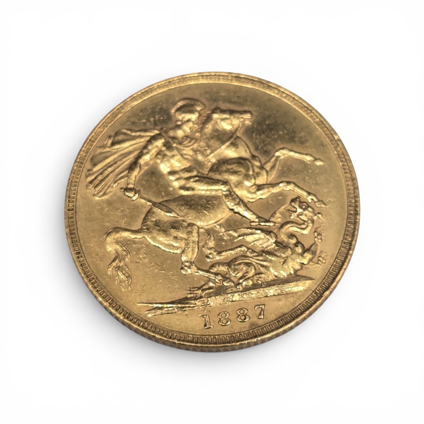 1887 Full Sovereign Coin, Weight 8g, (Sh26697b)