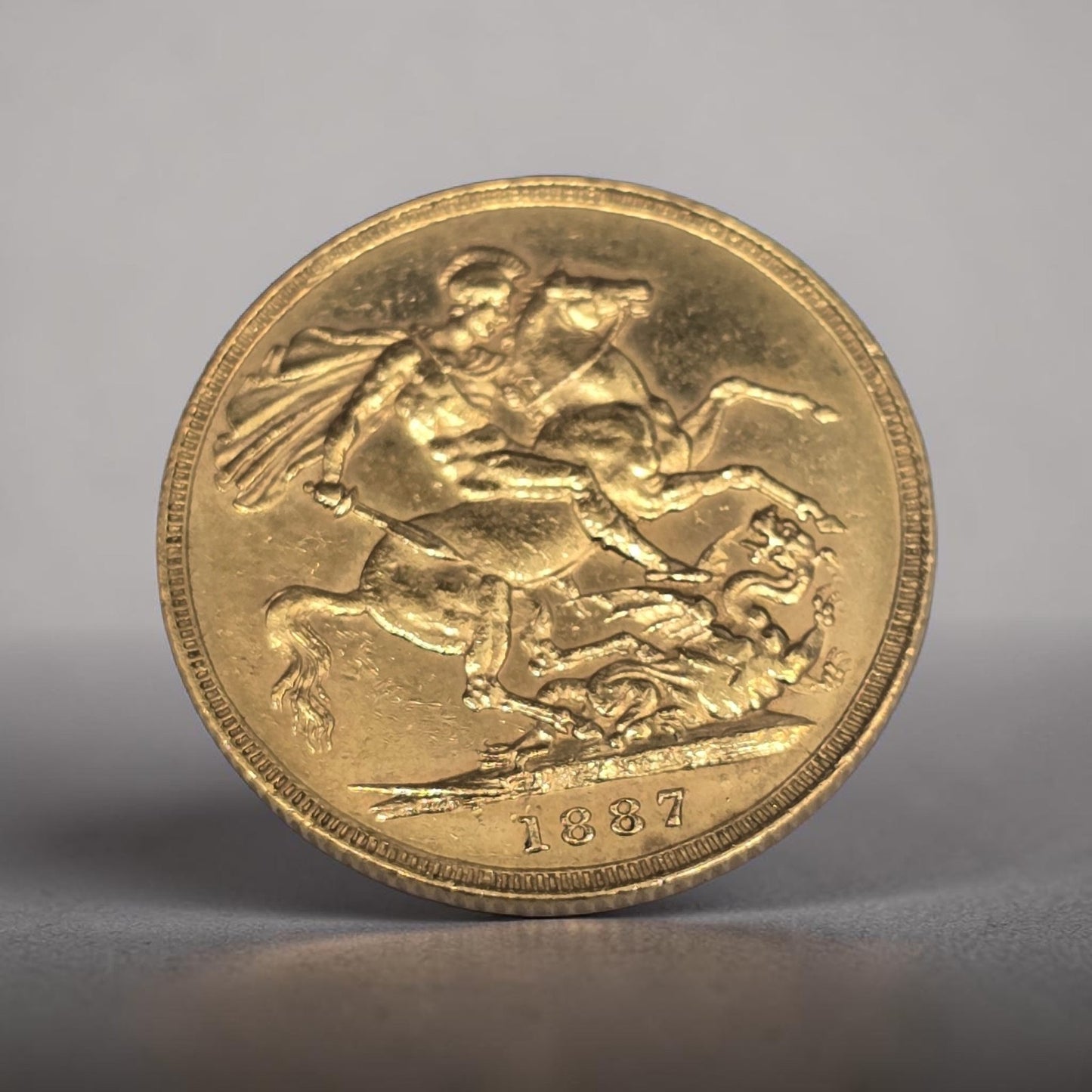 1887 Full Sovereign Coin, Weight 8g, (Sh26697b)