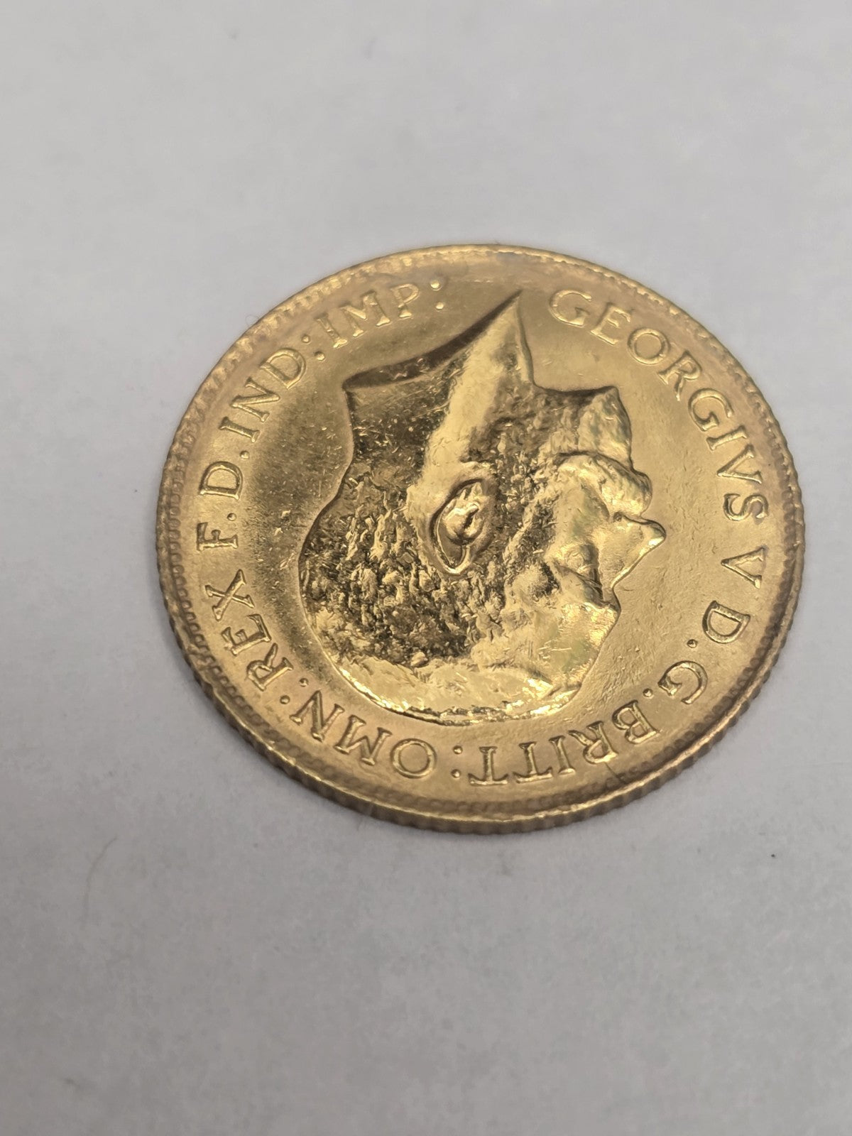 1914 Half Soveriegn Coin, Weight 4g (Sh26693b)