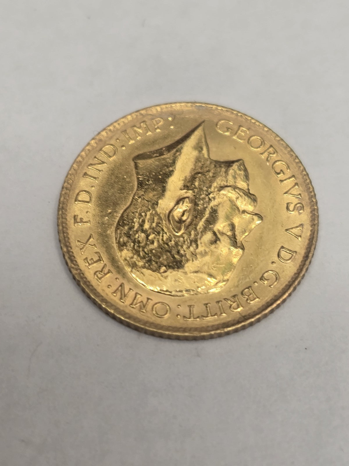 1914 Half Soveriegn Coin, Weight 4g (Sh26693b)