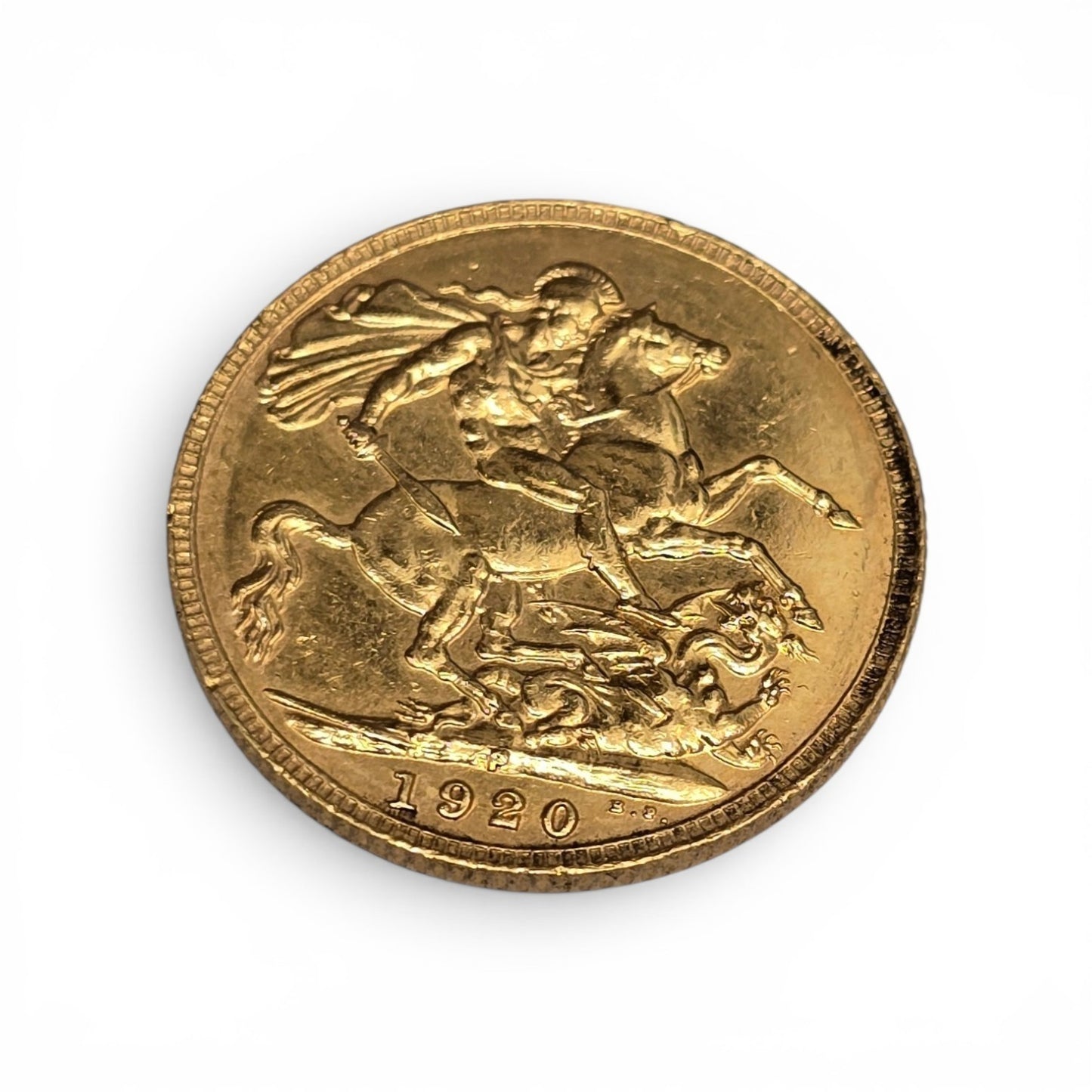 1920 Full Sovereign Coin. Weight 8g, Sh26611b