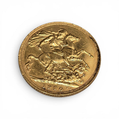 1920 Full Sovereign Coin. Weight 8g, Sh26611b