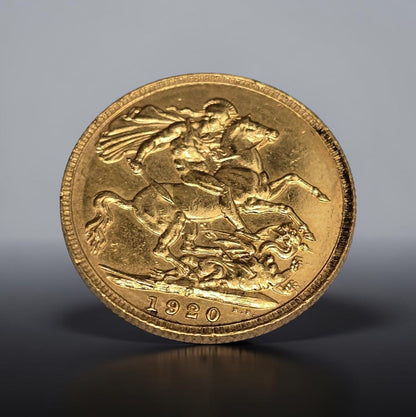 1920 Full Sovereign Coin. Weight 8g, Sh26611b