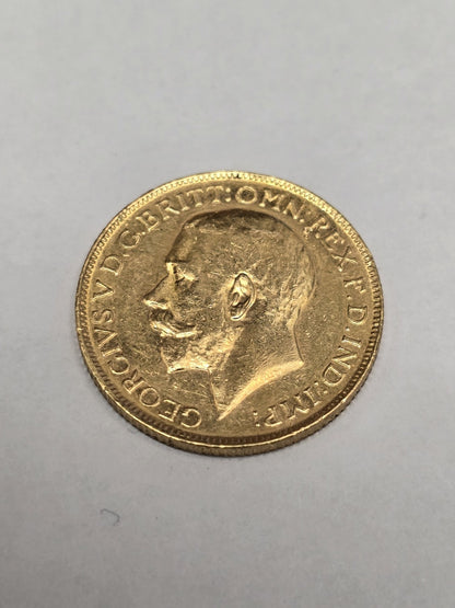 1920 Full Sovereign Coin. Weight 8g, Sh26611b
