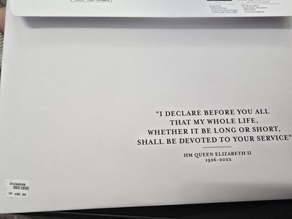 Silver proof coin in memoriam HM Queen elizabeth (sh26850b)