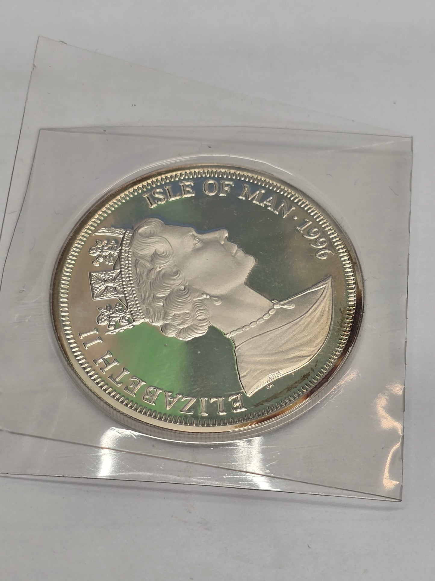 Silver one crown legend of king Arthur coin (sh25107l)