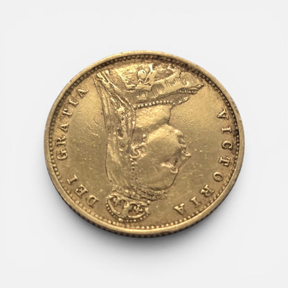 1890 half sovereign coin, queen Victoria (sh26868b)