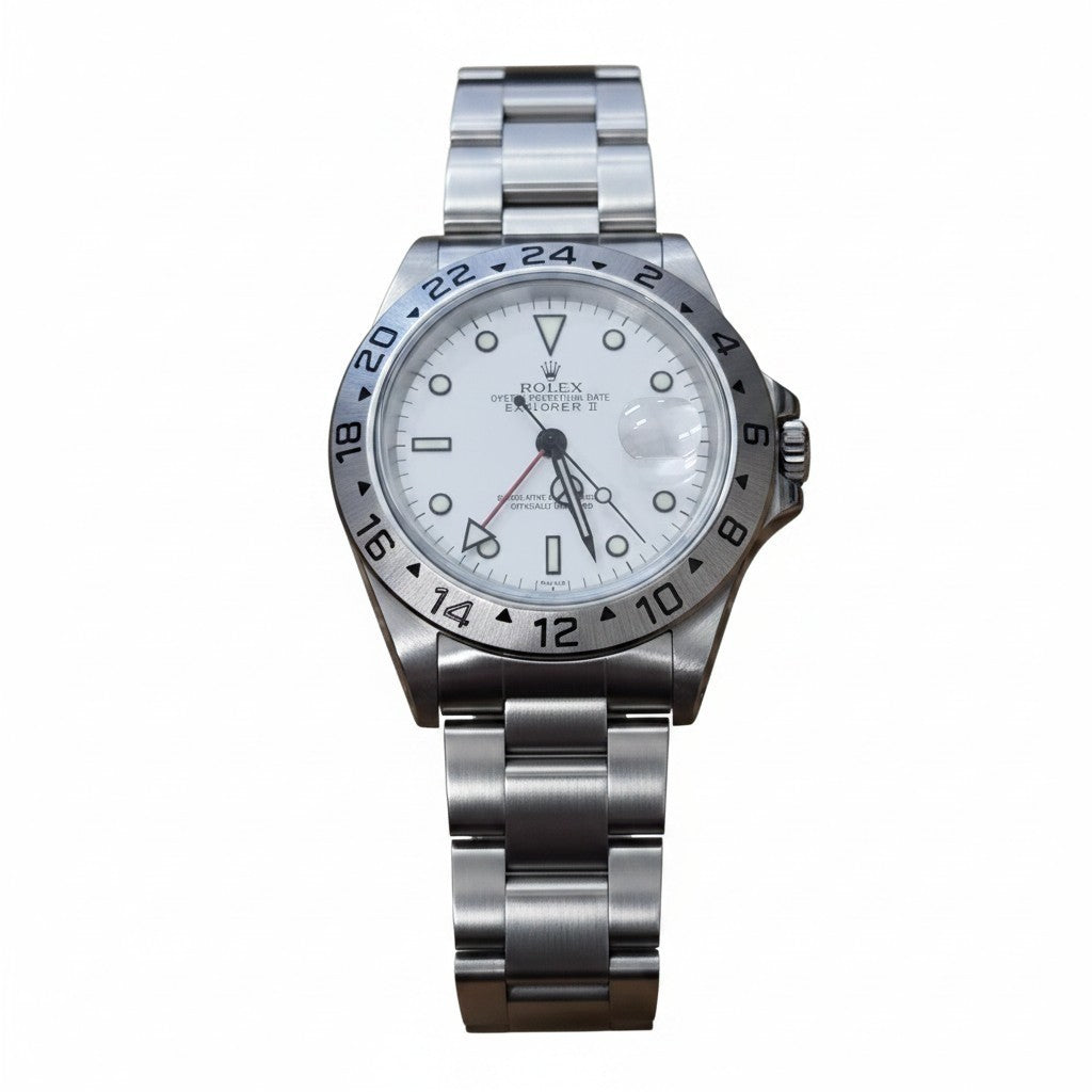 rolex explorer 2, Model 16570, polar swiss only, Age 1999,  (Sh26725b)