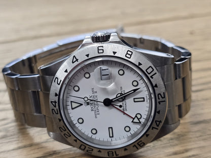 rolex explorer 2, Model 16570, polar swiss only, Age 1999,  (Sh26725b)