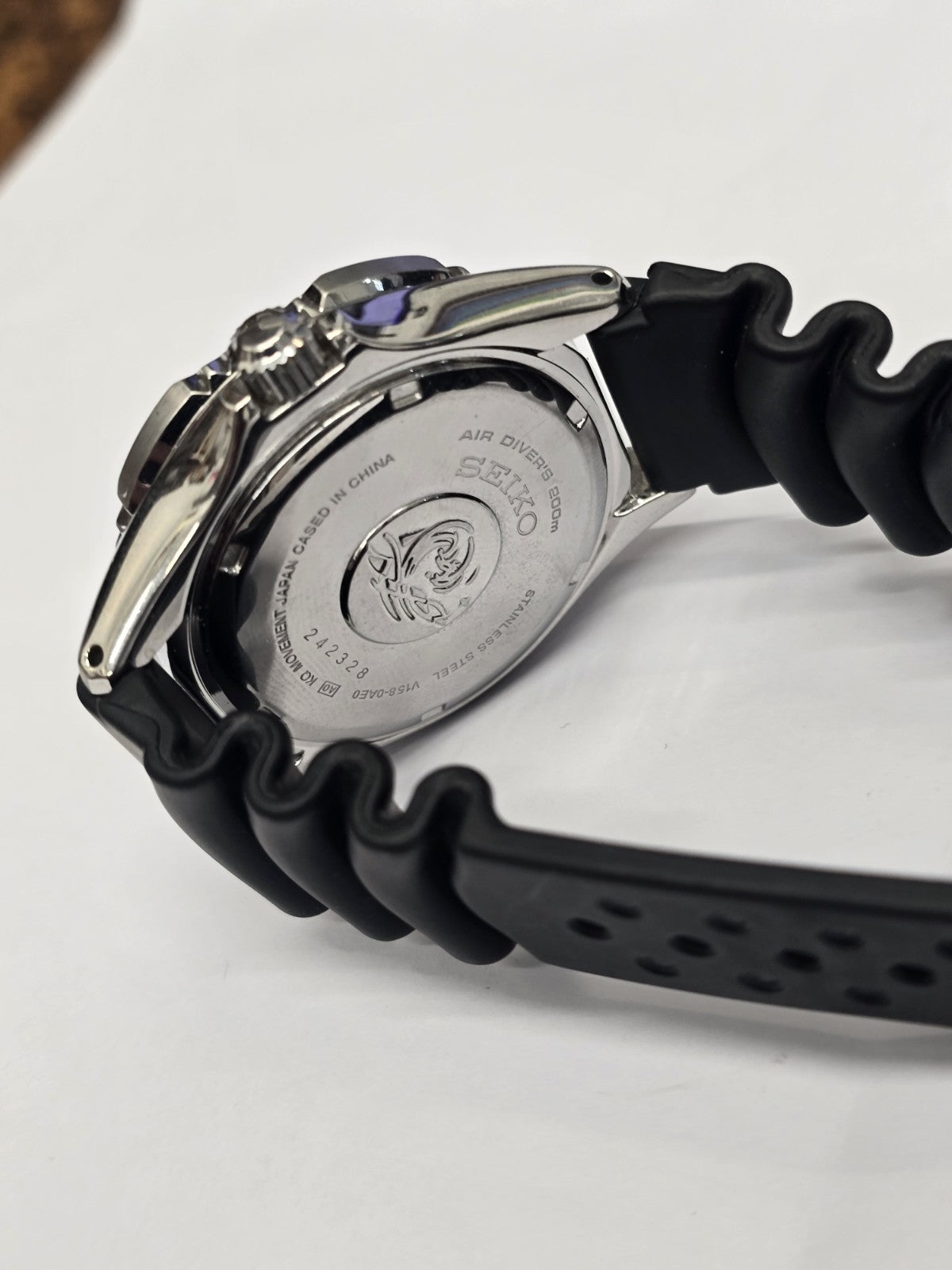Seiko Solar Air Divers 200m Watch (Sh25168l)