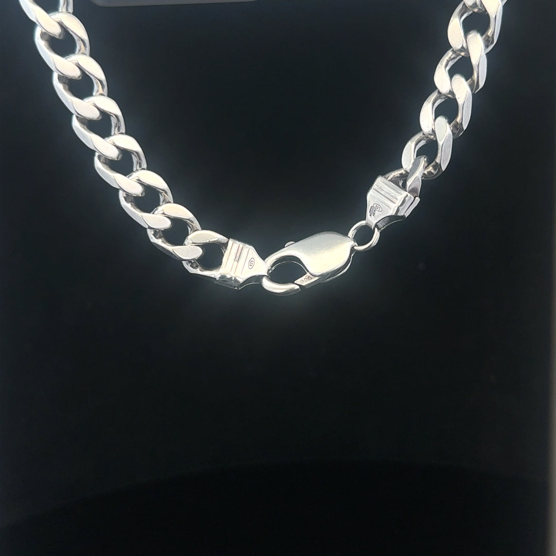 925 silver curb bracelet 32.6g 23cm sh24719b