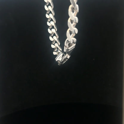 925 silver curb bracelet 32.6g 23cm sh24719b
