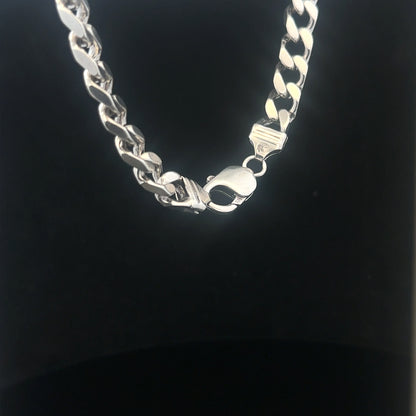 925 silver curb bracelet 32.6g 23cm sh24719b