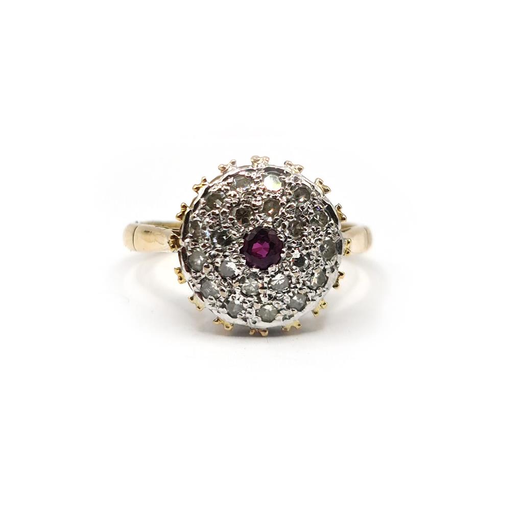 https://shared1.ad-lister.co.uk/UserImages/f9858451-6400-46df-9300-45516e64c4e1/Img/Diamondrings/18ct-yellow-gold-015-carat-ruby--060-carat-diamond-cluster-ring-Size-Q-p0.jpg